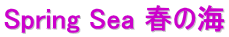 Spring Sea 春の海